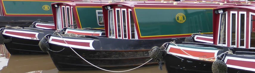 Moored Canal Boats